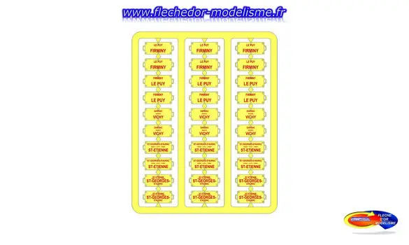 Plaques Itinéraire Voyageur SUD-EST REE