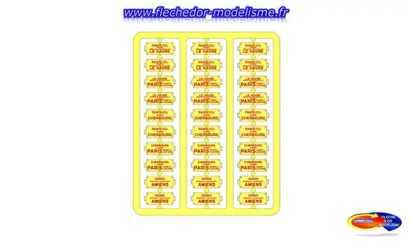 Plaques Itinéraire Voiture - OUEST REE