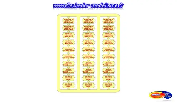 Plaques Itinéraire Voyageur SO REE