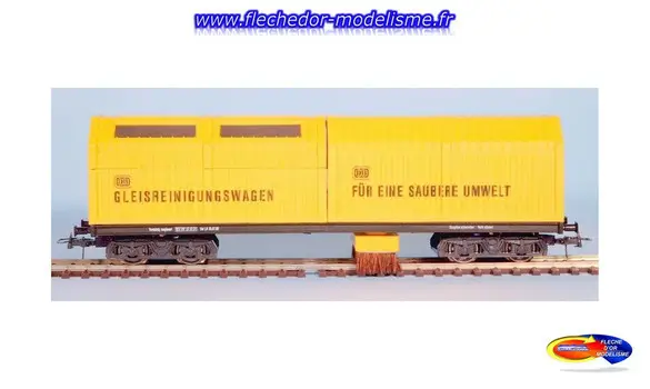 Wagon aspirateur Dig. HO LUX-Modellbau