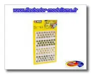 92 touffes d'herbe XL beige et vert NOC