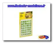 42 touffes d'herbe vert fleuri NOCH