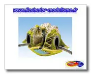 Tunnel d'angle 1 voie NOCH