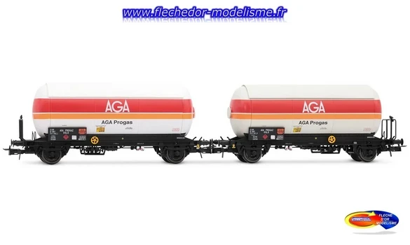 Set de 2 wagons gaziers Ep.IV SNCF JOUEF