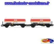 Set de 2 wagons gaziers Ep.IV SNCF JOUEF