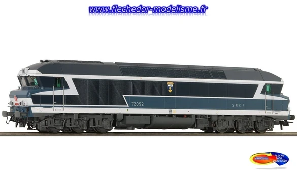 Loco diesel CC 72052 SNCF Ep.IV ROCO