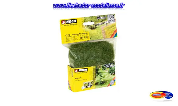 Flocage herbes XL sauv. vert clair NOCH