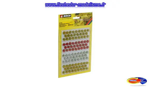 104 touffes d'herbes en fleurs NOCH