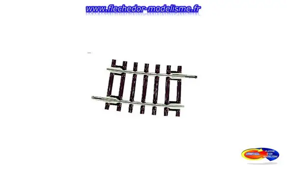 Rail courbe R21/4, r 358 mm 7,5° Roco