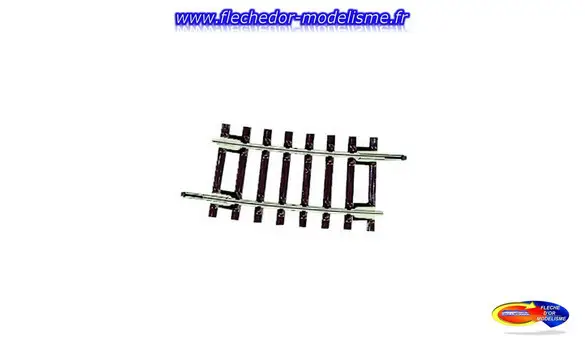 Rail courbe R31/4, r 419,6 mm 7,5°, Roco