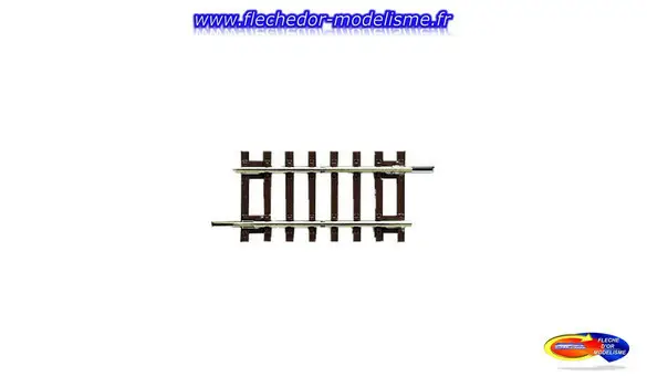 Rail droit diag. G1/4, long 57,5 mm ROCO