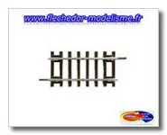 Rail droit diag. G1/4, long 57,5 mm ROCO