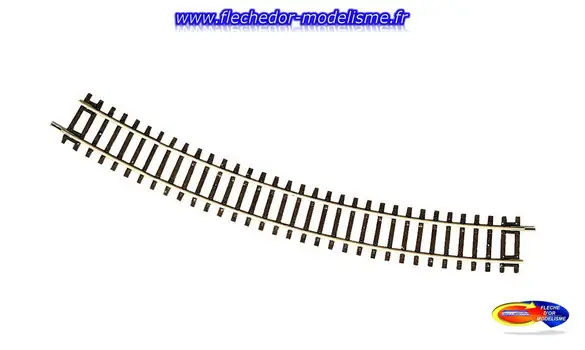 Rail courbe R4, r 481,2 mm 30° Roco