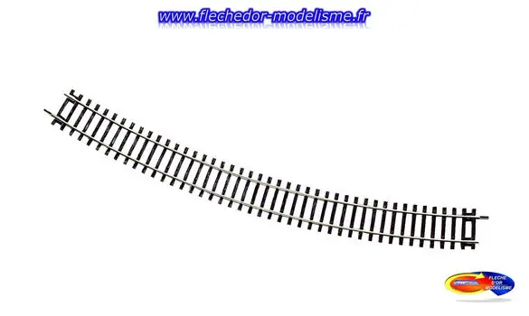 Rail courbe R5, r 542,8 mm 30° Roco