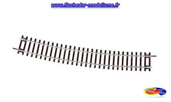 Rail courbe R9, r 826,4 mm 15° Roco