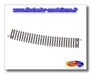 Rail courbe R9, r 826,4 mm 15° Roco