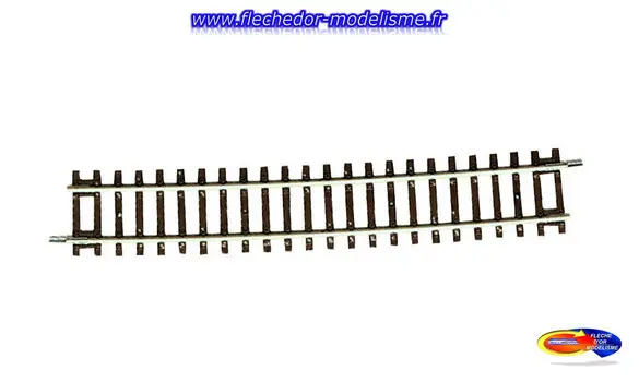 Rail courbe R20, r 1962 mm 5° Roco