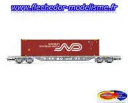 Wagon p-conteneurs SNCF EpV-VI JOUEF