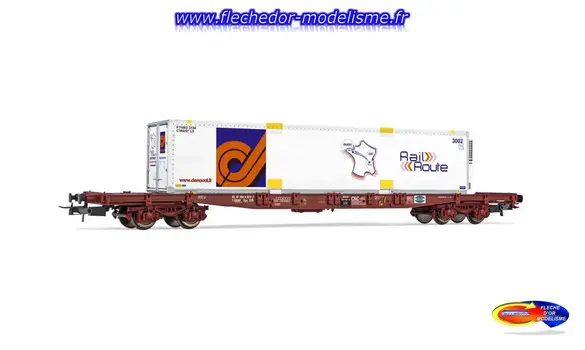 Wagon p-cont. Touax S70 SNCF Ep.V JOUEF