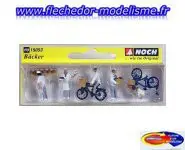 5 boulangers et accessoires NOCH