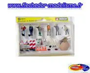 6 ouvriers et accessoires NOCH