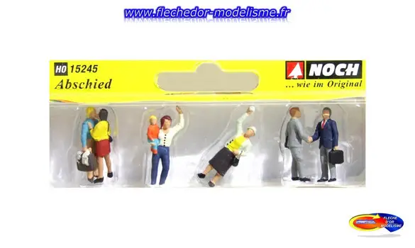 7 personnages "Au revoir" NOCH