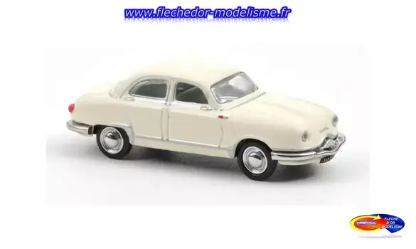 Panhard Dyna Z12 1957 blanche NOREV
