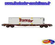 Wagon p-cont. Touax S70 Ep.V JOUEF