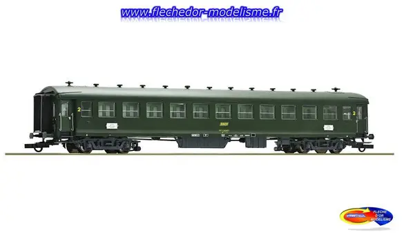 Voiture Est, 2Cl, SNCF Ep.IV ROCO
