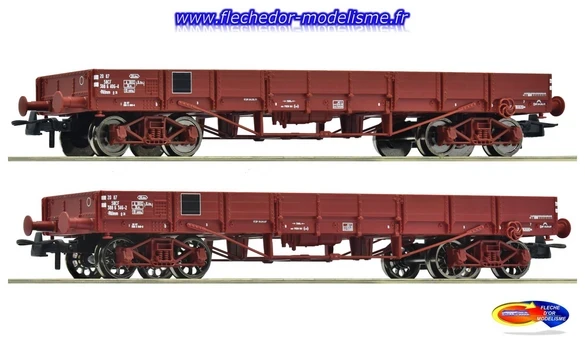 Coffret de 2 wagons SNCF Ep.III-IV ROCO