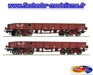 Coffret de 2 wagons SNCF Ep.III-IV ROCO