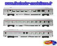 3 voitures TEE Mistral SNCF EpIV JOUEF