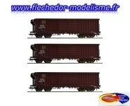 Coffret de 3 wagons SNCF Ep.IV ROCO