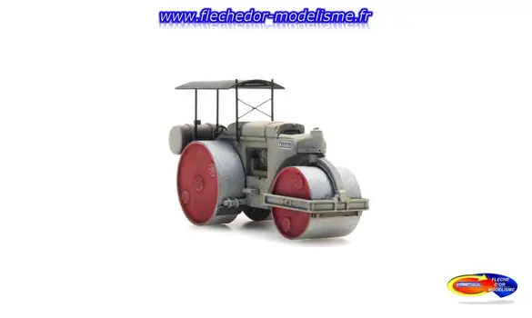 Engin de travaux : rouleau gris ARTITEC