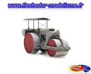 Engin de travaux : rouleau gris ARTITEC