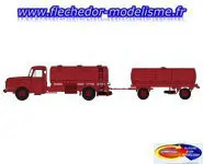 Camion Willeme Citerne à vin + remorque