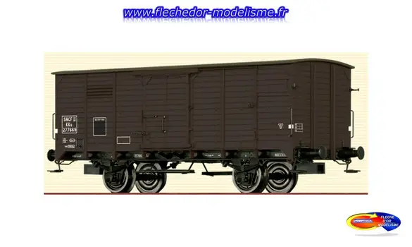 Wagon couvert KKU Ep.III SNCF BRAWA