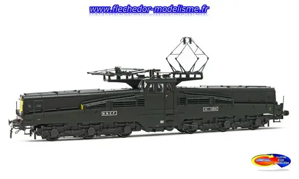 Loco CC 14018 verte SNCF Ep.III JOUEF