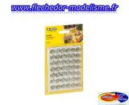 42 touffes herbes fleuries blanches NOCH