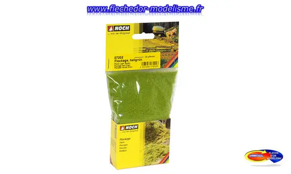 Flocage très fin vert clair NOCH