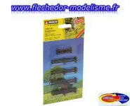 Clôture imitant rondins de bois NOCH