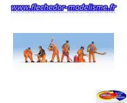 Equipe de 6 poseurs de voies NOCH