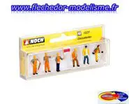 Equipe de 6 ouvriers sur les voies NOCH