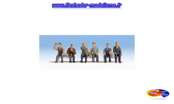 Equipe de 6 ouvriers assis NOCH