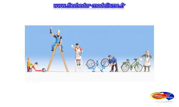 5 personnages "Grand nettoyage" NOCH