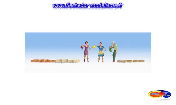 3 figurines "arrosage" & access. NOCH