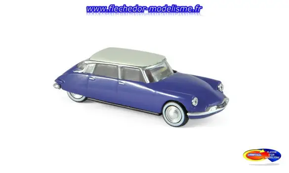 Citroën DS19 1959 Bleue toit blanc NOREV
