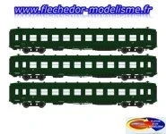 3 Voitures DEV AO courtes B10 EpIIIb REE