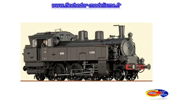 Loco. Tender Vapeur NORD 3.1496 BRAWA