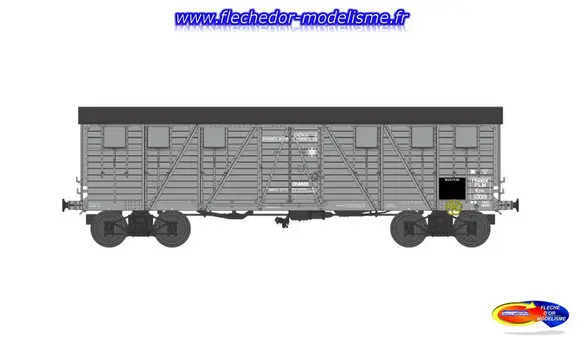 Wagon COUVERT TP Ep.II PLM REE